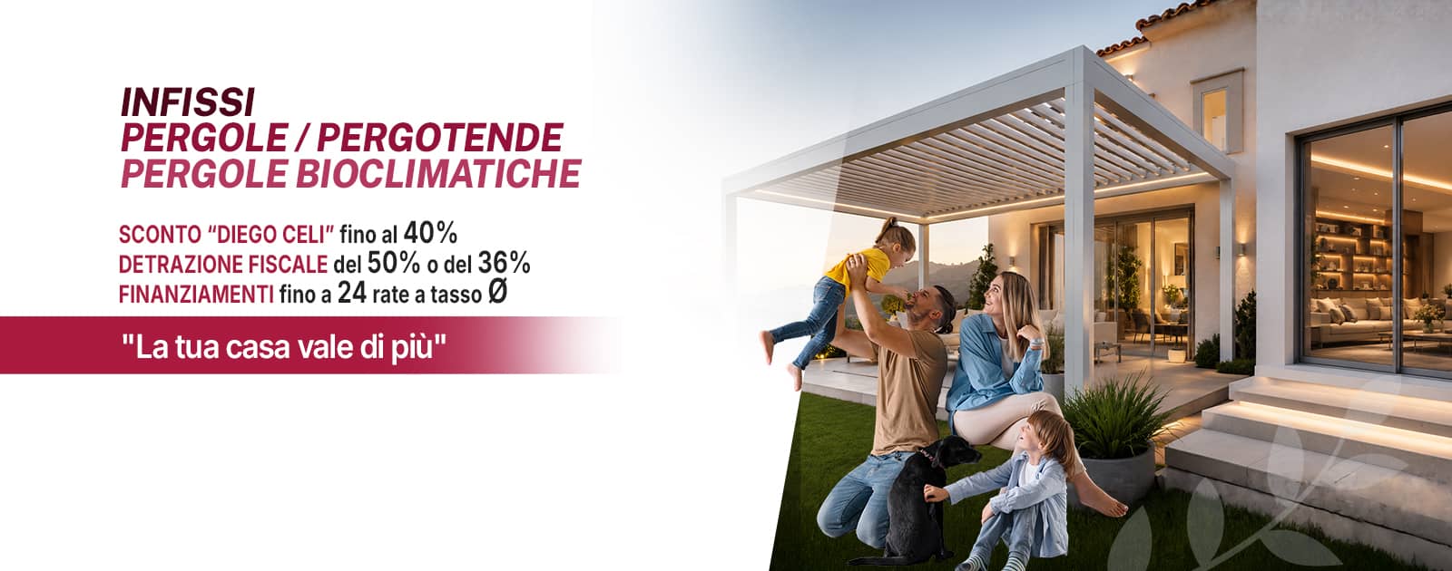 Le offerte per Infissi, Vetrate Panoramiche, Pergole e Pergole Bioclimatiche