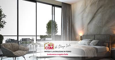 Infissi scorrevoli in linea, alzanti, traslanti di CSM Infissi Roma.