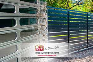 CSM Infissi nella linea deluxe design collection propone serrande lux design.
