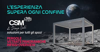 Con CSM Infissi l'esperienza supera ogni confine: installa Pergole, Vetrate Panoramiche e Infissi con sconti e bonus