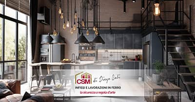 Infissi per stile industrial Roma