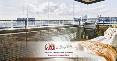 Vetrate panoramiche amovibili di CSM Infissi Roma