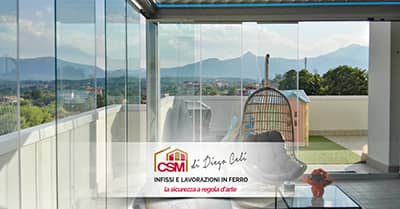 Vetrate panoramiche con tecnologia a doppio vetro