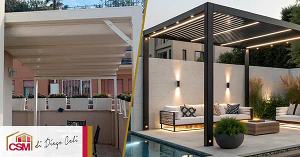 Pergole bioclimatiche vs pergole tradizionali