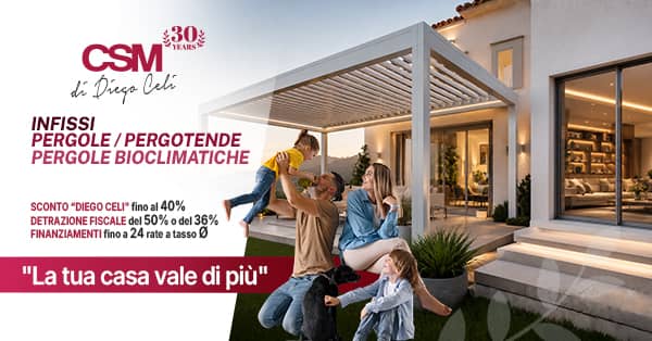 Con CSM Infissi la tua casa vale di più! Installa Infissi, Pergole, Vetrate Panoramiche