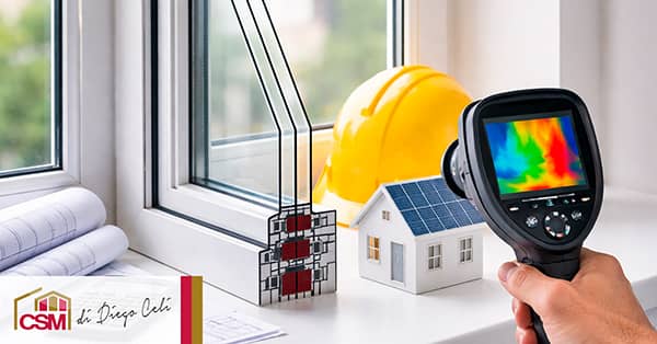 La trasmittanza termica di un infisso cos'è