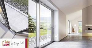 Gli infissi in alluminio sono adatti a grandi vetrate?